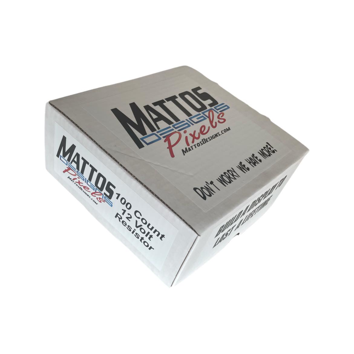 Mattos Designs 12v Resistor Pixels / 4in Spacing / Box of 2x50ct / xConnect