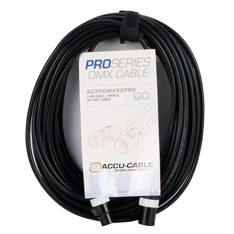Accu-Cable AC3PDMX5PRO Pro Series 3 Pin DMX Cable  - 5'