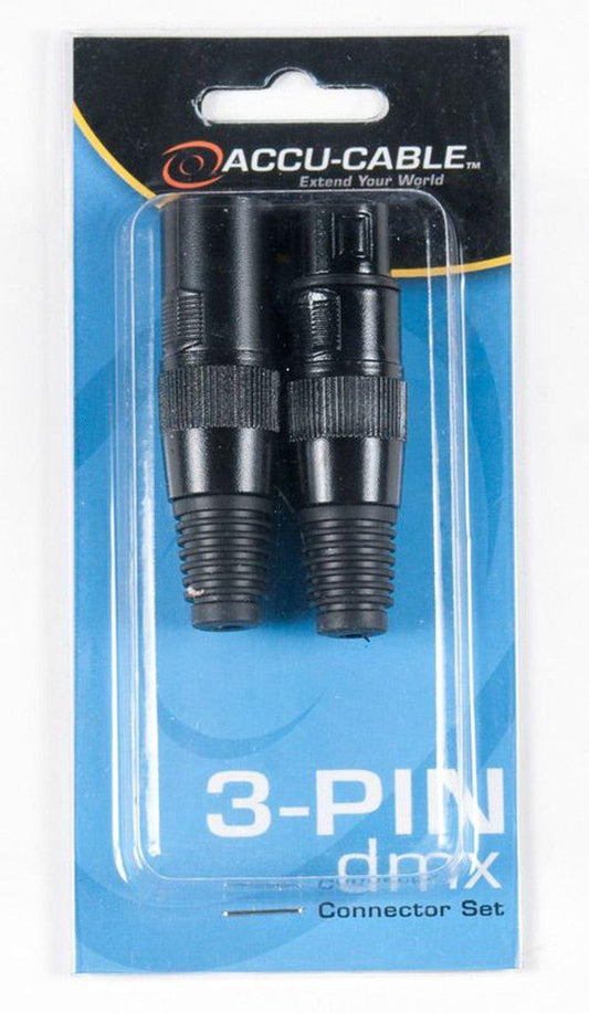 Accu-Cable 3 Pin DMX Connector Set