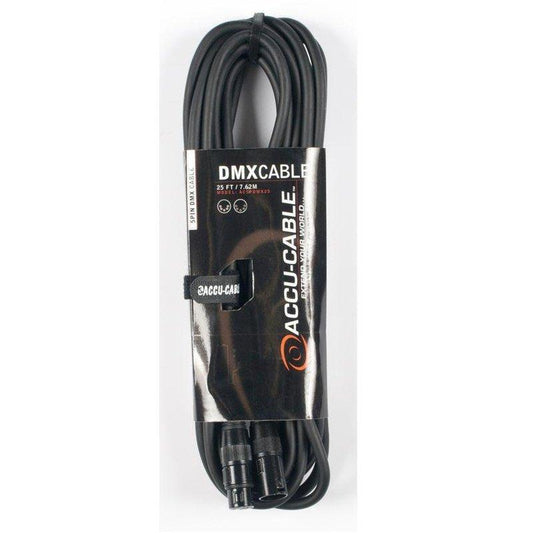 Accu-Cable AC5PDMX25 5-Pin DMX Cable - 25'