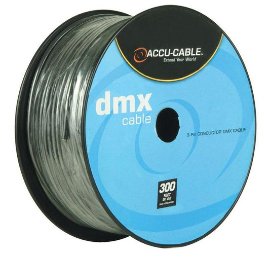 Accu-Cable 3 Pin DMX Spool (300')