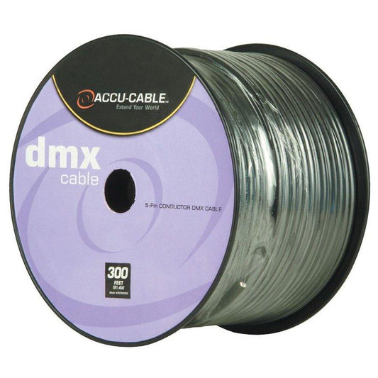 Accu-Cable 5 Pin DMX Spool (300')