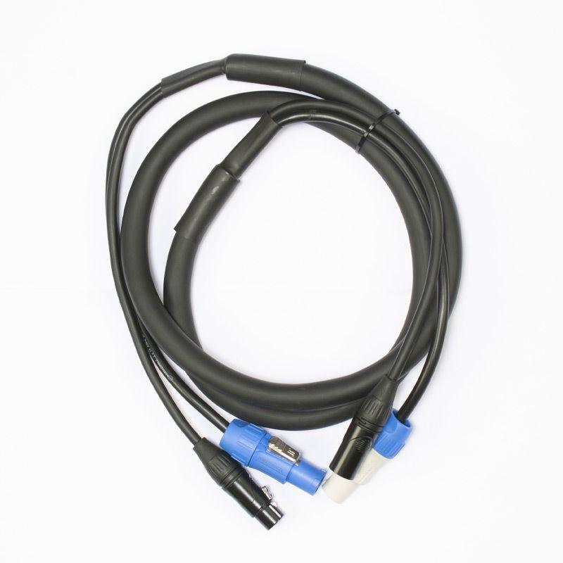 Accu-Cable AC5PPCON6 5 Pin DMX + Locking Power Cable - 6'