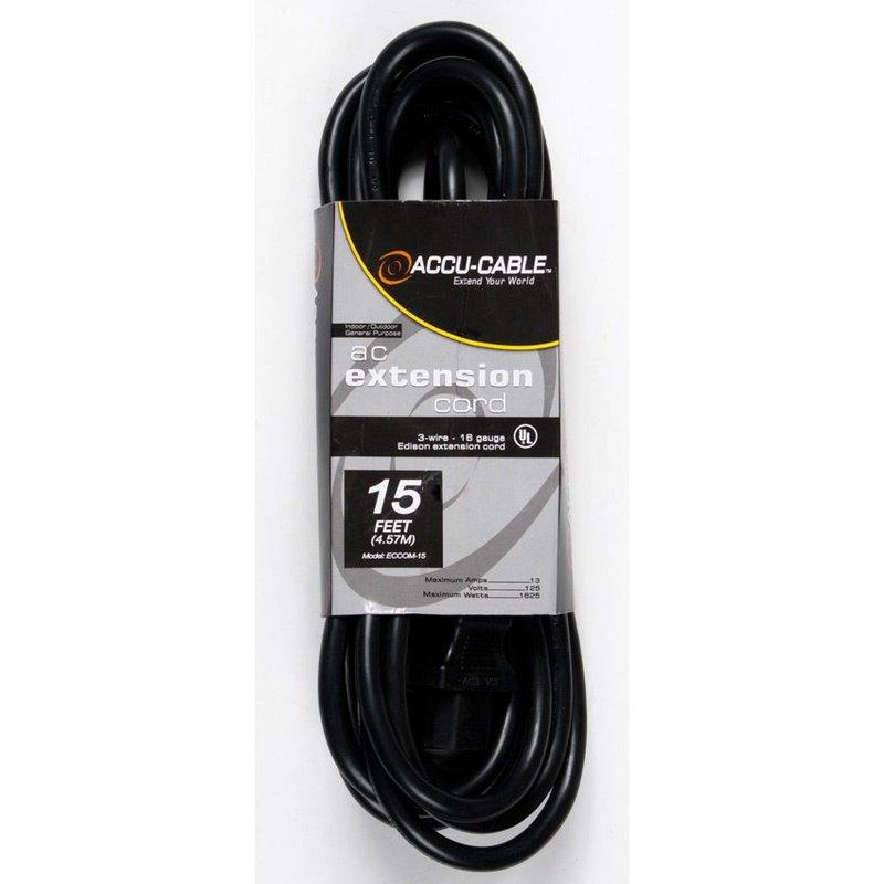 Accu-Cable ECCOM-15 IEC Jumper Cable - 15'